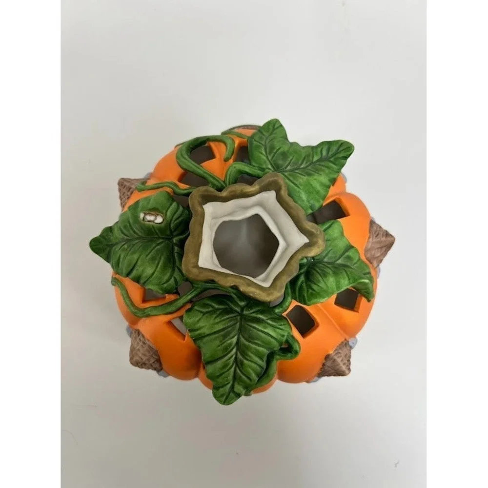 Partylite Harvest Fall Halloween Pumpkin‎ Tealight Votive Candle Holder - Picture 3 of 4